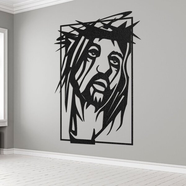 Pictură murală pe lemn Iisus Hristos - FAITHO