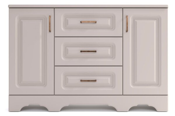 Dormitor Boston, Dulap 4 usi, comoda 2 usi + 3 sertare, pat 160x200, 2 noptiere
