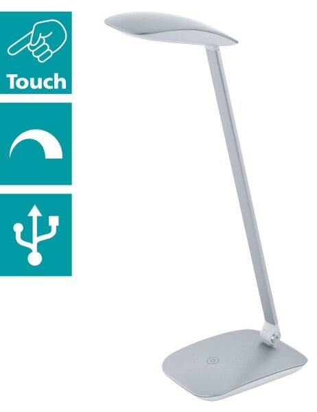 Eglo 95694 - Lampă de masă LED reglabilă CAJERO LED/4,5W/USB