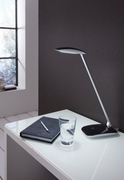Eglo 95696 - Lampă de birou LED reglabilă CAJERO, 4,5 W, USB