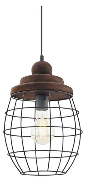 Eglo 49499 - Lustra BAMPTON 1xE27/60W/230V