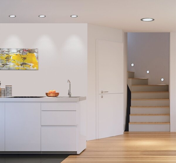 Eglo 31676 - Plafonieră LED încastrată FUEVA 1, 18W, 230V