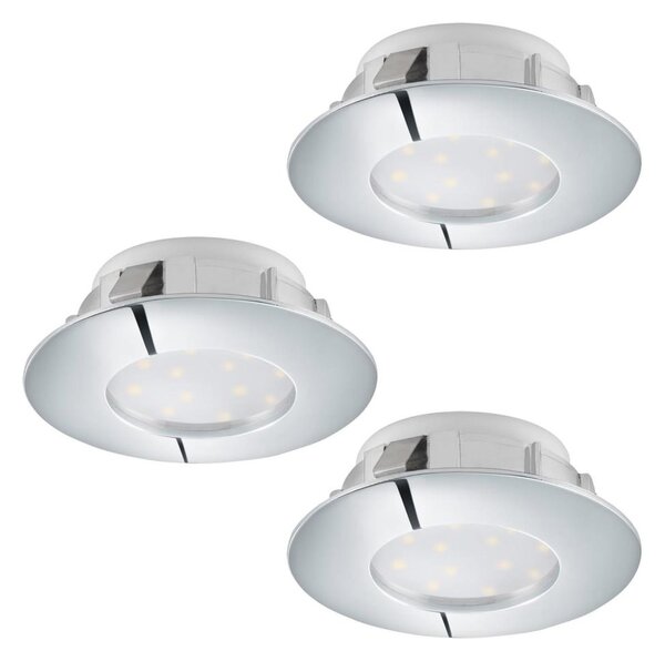 Eglo 95822 - Set 3x spoturi LED încastrate PINEDA LED/4,9W/230V