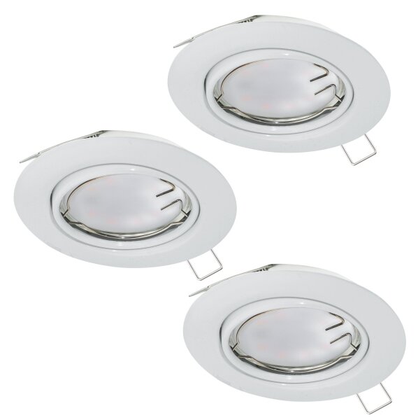Eglo 94406 - Set 3x spoturi LED încastrate PENETO 3x GU10-LED/5W/230V