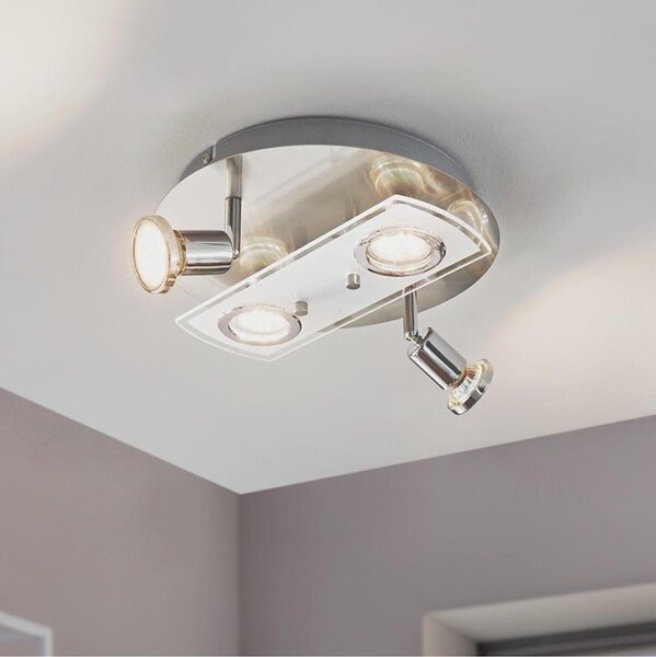 Eglo 32001 - Plafonieră LED PAWEDO 1 4xGU10-LED/3W/230V
