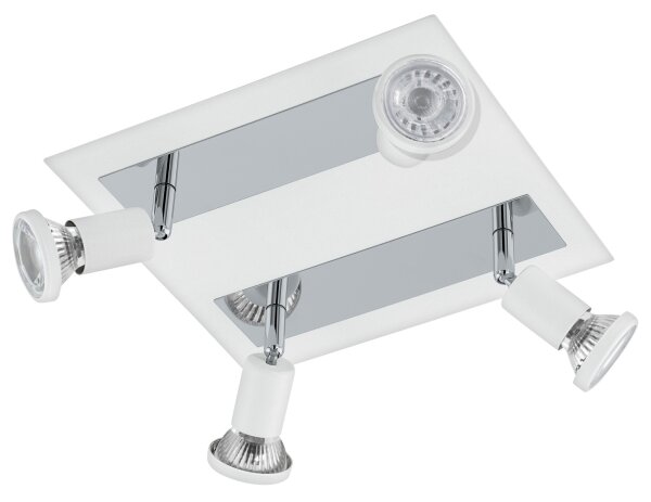 Eglo 94962 - LED Lampa spot SARRIA 4xGU10-LED/5W/230V