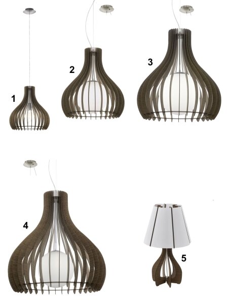 Eglo 96219 - Candelabru TINDORI 1xE27/60W/230V