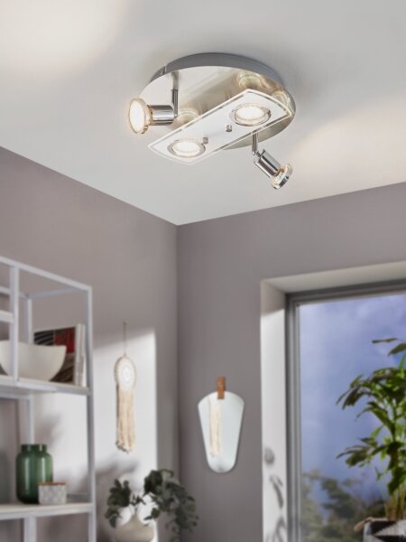 Eglo 32001 - Plafonieră LED PAWEDO 1 4xGU10-LED/3W/230V