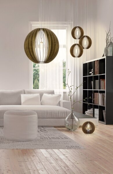 Eglo 94635 - Lustra COSSANO 1xE27/60W/230V