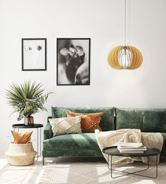Eglo 94767 - Lustra COSSANO 1xE27/60W/230V