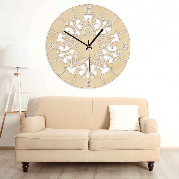 Ceas de perete din lemn Mandala Harmony | FION