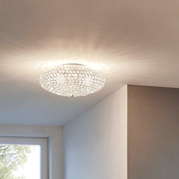 Plafonieră de cristal Eglo 95284 CLEMENTE 2xE27/60W/230V