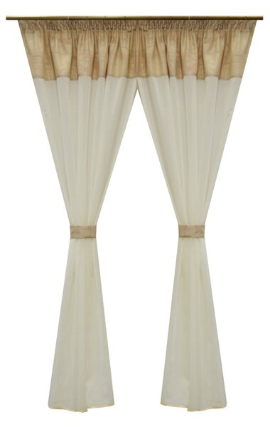 Perdea Velaria tull ivoire, 210x160 cm