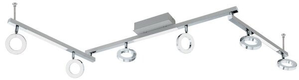 Eglo 96183 - Spot CARDILLIO 1, 6xLED 3,2W + 3xLED 3,3W, 230V