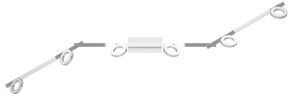 Eglo 96183 - Spot CARDILLIO 1, 6xLED 3,2W + 3xLED 3,3W, 230V