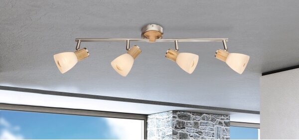 Globoo 54352-4 - Lampa spot GYLFI 4xE14/40W/230V