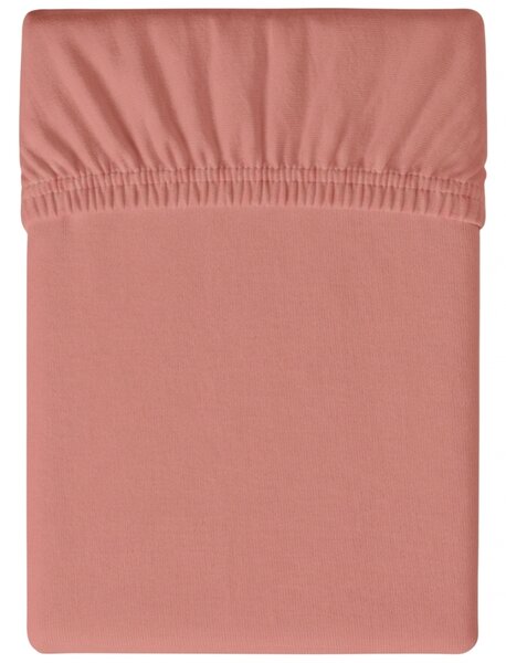 Cearsaf Jersey cu elastic 180 x 200 cm roz vechi
