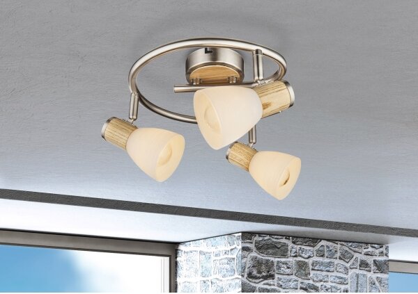 Globoo 54352-3 - Lampa spot GYLFI 3xE14/40W/230V