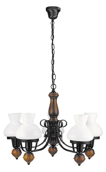 Rabalux 7079 - Lustra cu lant PETRONEL 5xE27/60W/230V