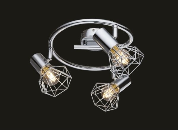 Globo 54802-3 - Lampa spot XARA I 3xE14/40W/230V