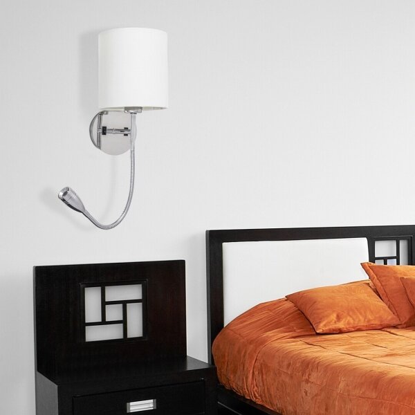 Rabalux 6529 - Aplica LED LARKIN 1xE27/40W+LED/3W, iluminare perete