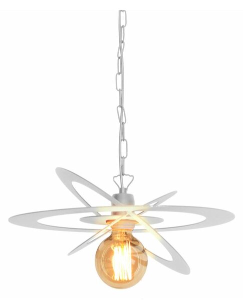 Lustra cu lant STAR 1xE27/15W/230V alb