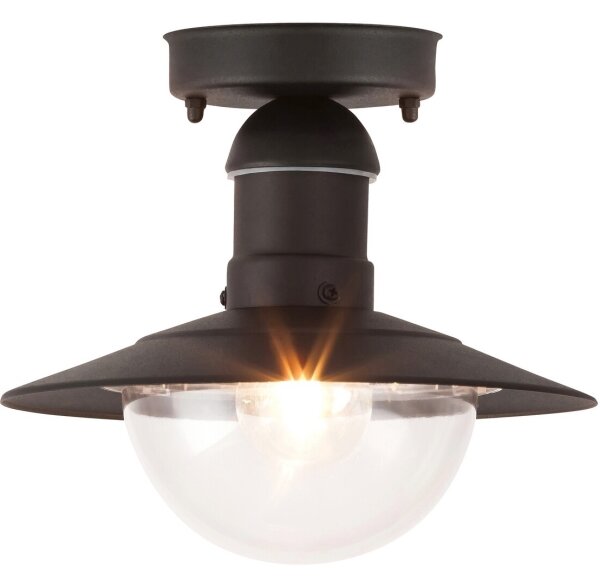 Brilagi - Plafonieră de exterior MOLDE 1xE27/60W IP44 negru