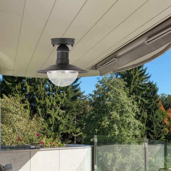 Brilagi - Plafonieră de exterior MOLDE 1xE27/60W IP44 negru
