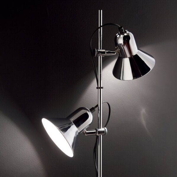 Ideal Lux - Lampă de podea POLLY, 2x E27, 60W, 230V, crom lucios
