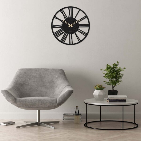 Ceas de perete roman modern din lemn - 30 până la 50 cm - ROMA
