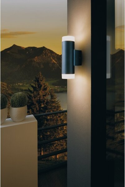 Eglo 96505 - LED Corp de iluminat perete exterior RIGA 2xGU10/5W