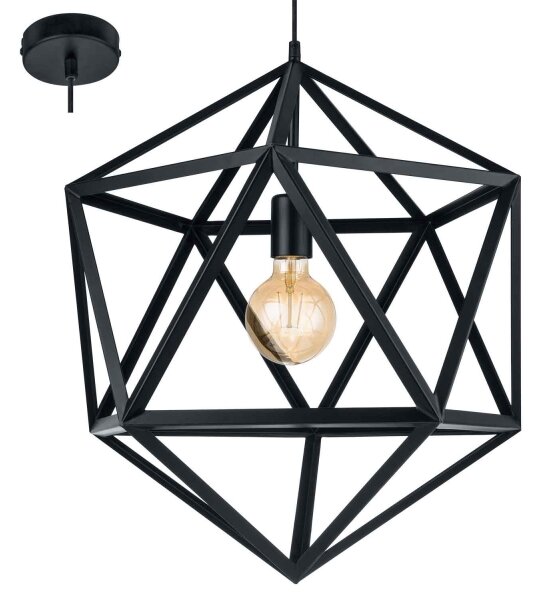 Eglo 49762 - Corp de iluminat pendul EMBLETON 1xE27/60W