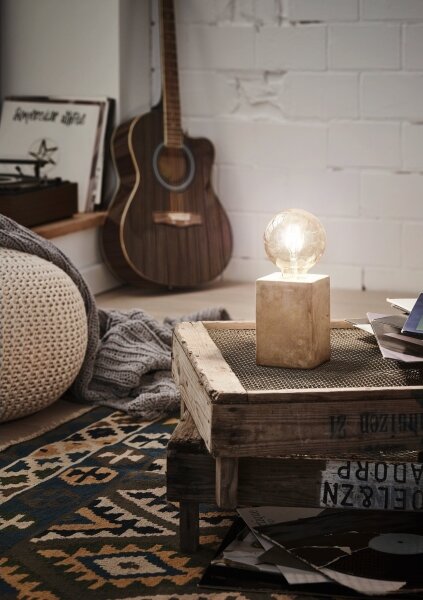 Eglo 49812 - Lampă de masă PRESTWICK 1xE27/60W