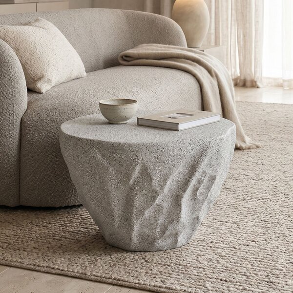 Masuta De Cafea Gavina Alb MGO 65x46.5x41 Cm