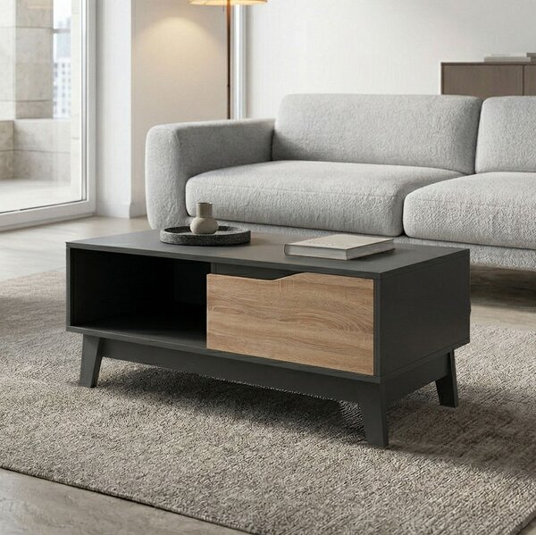 Masuta De Cafea Jovira Antracit-sonoma 90x45x38.5 Cm