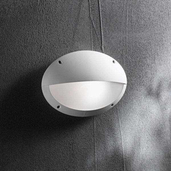 Ideal Lux - Aplica de perete pentru exterior POLAR 1xE27/23W/230V IP66 alb