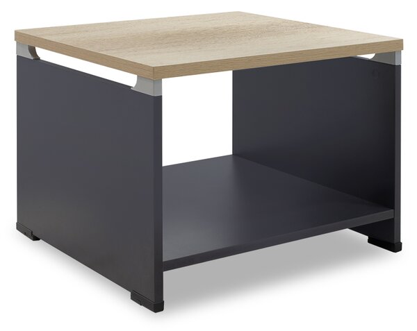Masuta De Cafea Liora Stejar - Gri Inchis 60x60x45 Cm