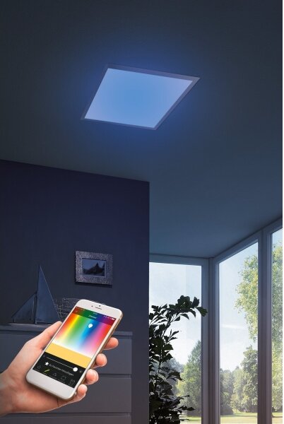 Corp de iluminat LED RGBW dimabil SALOBRENA-C LED/16W Eglo 96662 + telecomandă