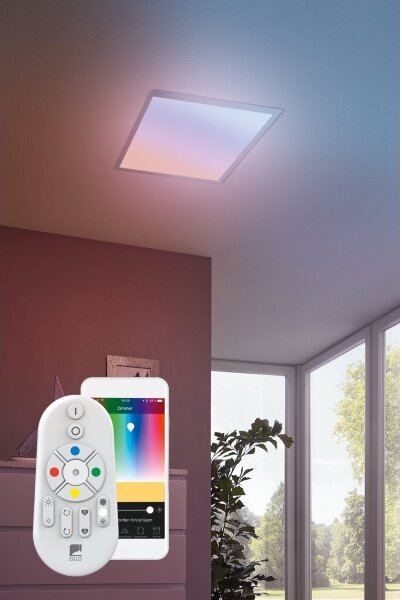 Corp de iluminat LED RGBW dimabil SALOBRENA-C LED/16W Eglo 96662 + telecomandă