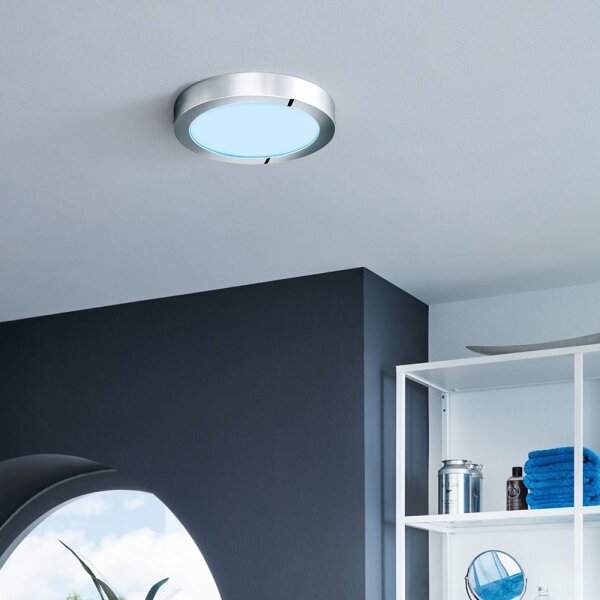 Eglo 96677 - Plafonieră LED RGBW reglabilă FUEVA-C LED/15,6W/230V BT