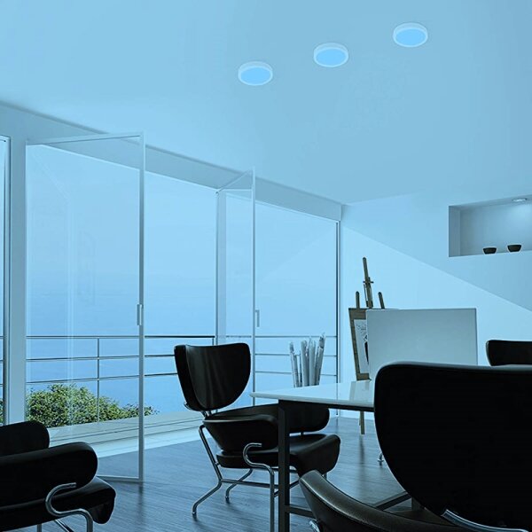 Eglo 96669 - Plafonieră LED RGBW dimerizabilă FUEVA-C LED/15,6W/230V BT