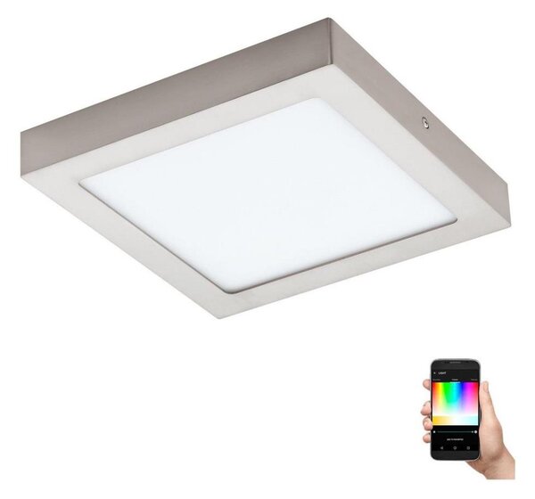 Eglo 96679 - Plafonieră LED RGBW dimerizabilă FUEVA-C LED/15,6W/230V BT