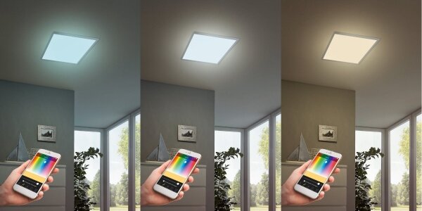 Corp de iluminat LED RGBW dimabil SALOBRENA-C LED/16W Eglo 96662 + telecomandă