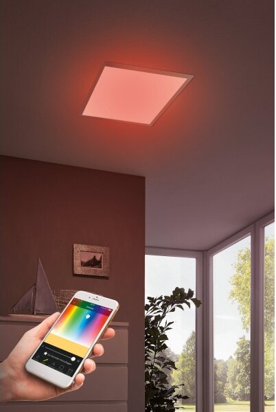 Corp de iluminat LED RGBW dimabil SALOBRENA-C LED/16W Eglo 96662 + telecomandă