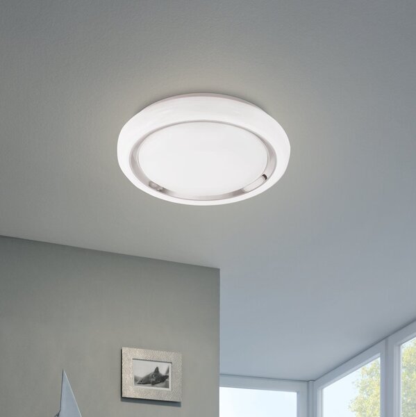 Eglo 96686 - Plafonieră LED RGBW CAPASSO-C, dimabil, 17W, 230V