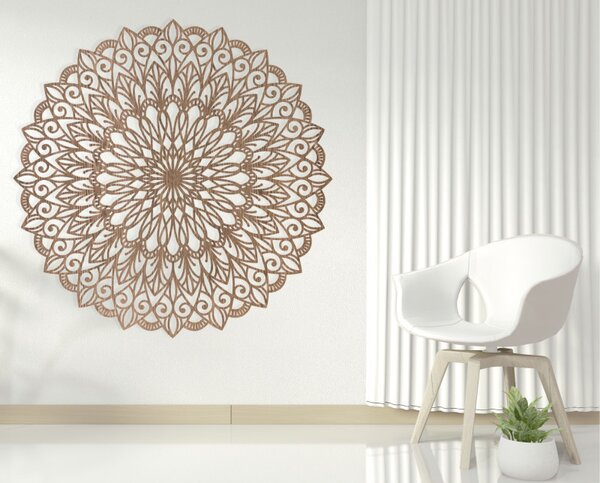 Mandala din lemn pe perete - imaginea perfectă pentru armonie în spațiu | HELGA
