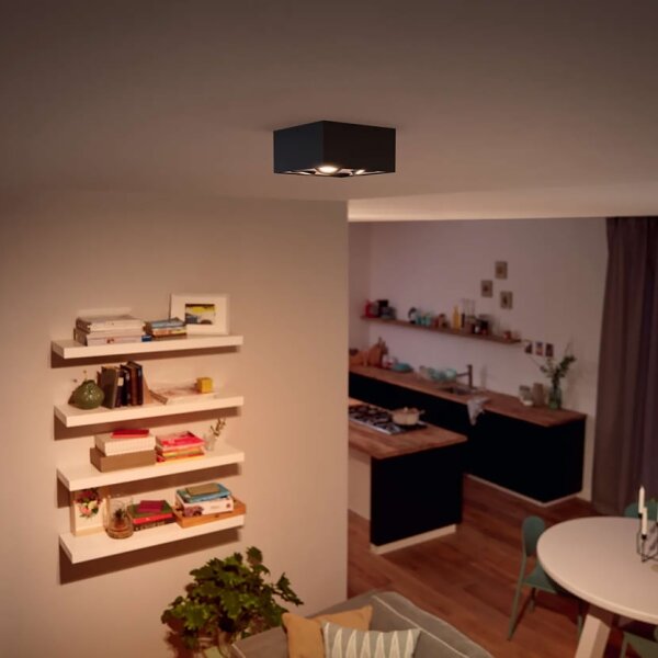 Spot LED MYLIVING BOX 4xLED/4,5W/230V Philips 50494/30/P0