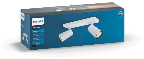 Spot LED MYLIVING PAISLEY 2xGU10/5,5W/230V Philips 50572/31/PN