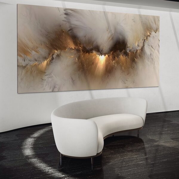 Tablou Canvas Premium LuxCanva® B1082, Divina Lumina , Living, Abstract, Rasarit, Dormitor, Lumina, Liniste, Pace, Culori Vibrante