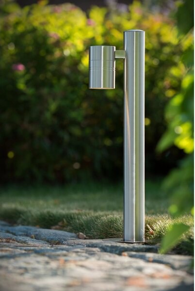 Lucide 14867/49/12 - Lampă exterior LED ARNE-LED 1xGU10/5W/230V crom mat